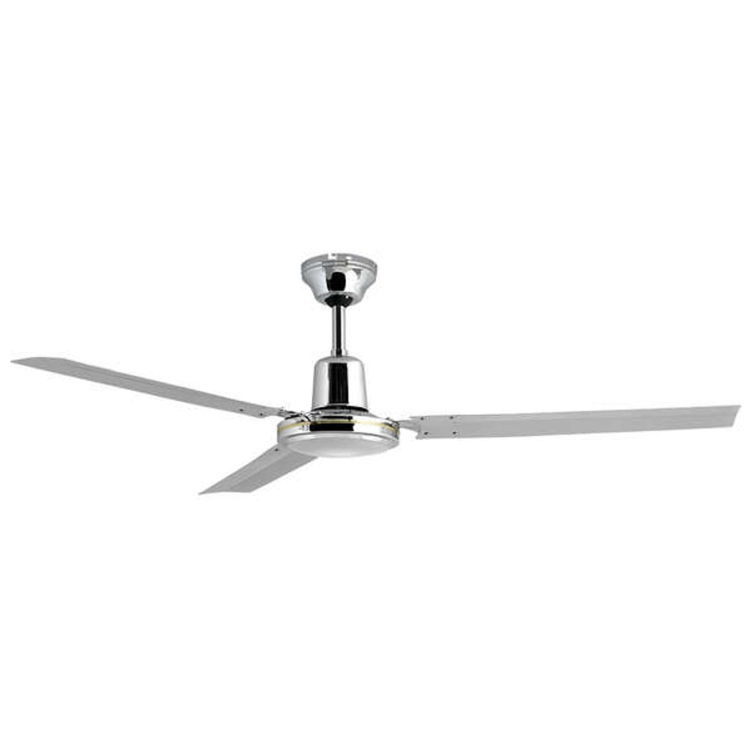 Orbegozo CFC 49120 Ventilador de Techo Elegante y Potente - 3 Palas - 5 Velocidades - Potencia de 60 W - Cromado - Diametro 120 cm 1