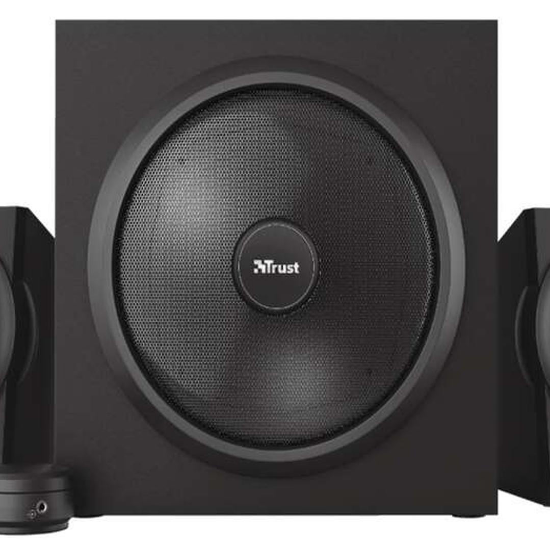 Trust Yuri Sistema de Altavoces 2.1 120W - Subwoofer 30W - Control de Bajos - Cable de 1.50m - Color Negro 1