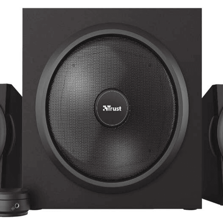 Trust Yuri Sistema de Altavoces 2.1 120W - Subwoofer 30W - Control de Bajos - Cable de 1.50m - Color Negro 1