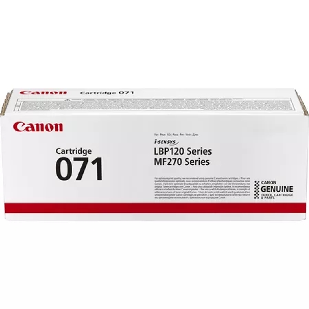 Canon 071 Negro Cartucho de Toner Original - 5645C002 1