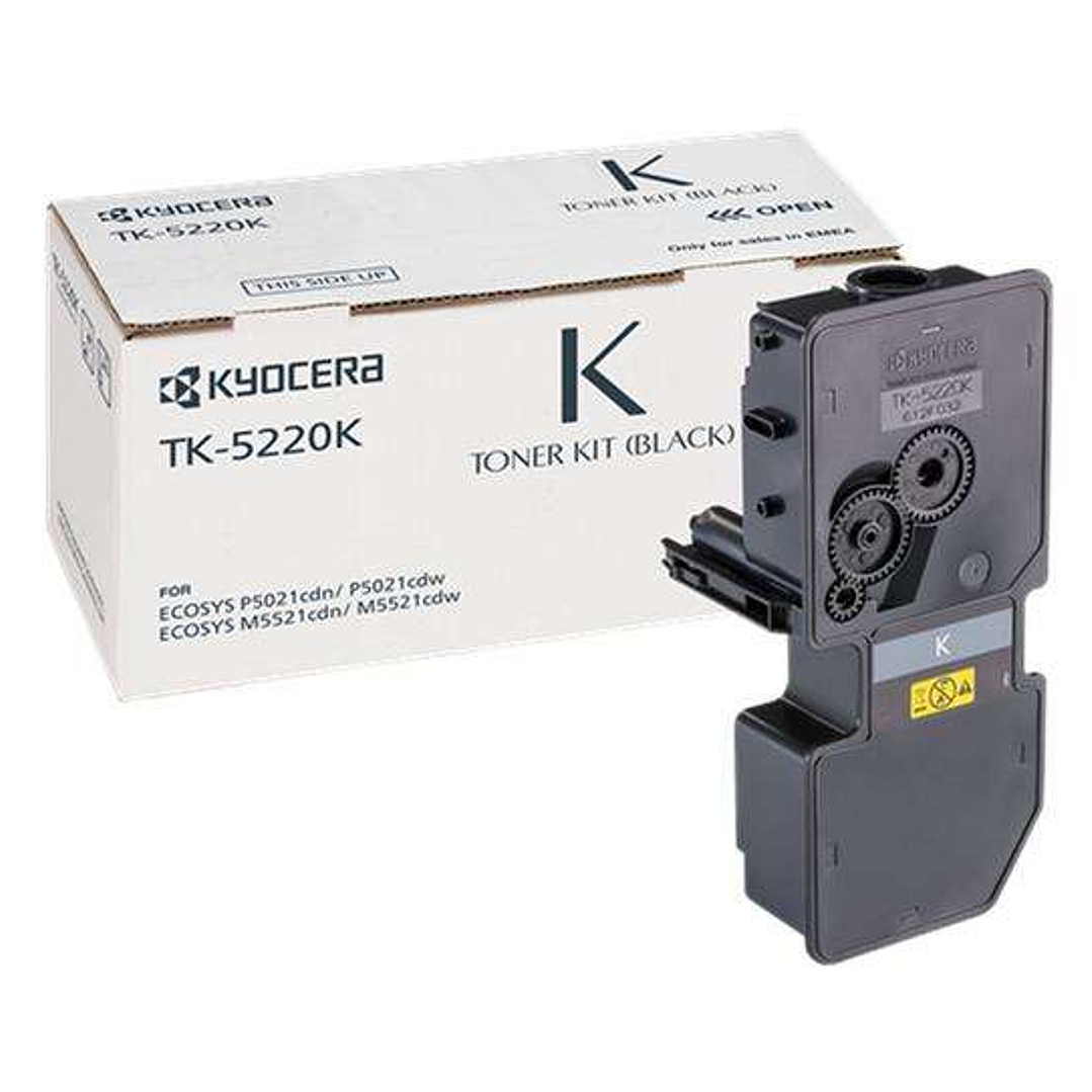 Kyocera TK5220 Negro Cartucho de Toner Original - Reemplaza 1T02R90NL1/TK5220K 1