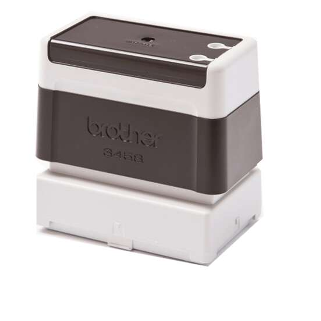 Brother PR3458B6P Pack de 6 Monturas de Sellos Originales - 34x58mm - Color Negro 1