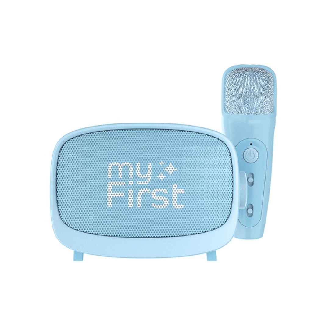 MyFirst Voice 2 Altavoz Bluetooth - Microfono Individual - MP3 - Efectos Vocales - Color Azul 1