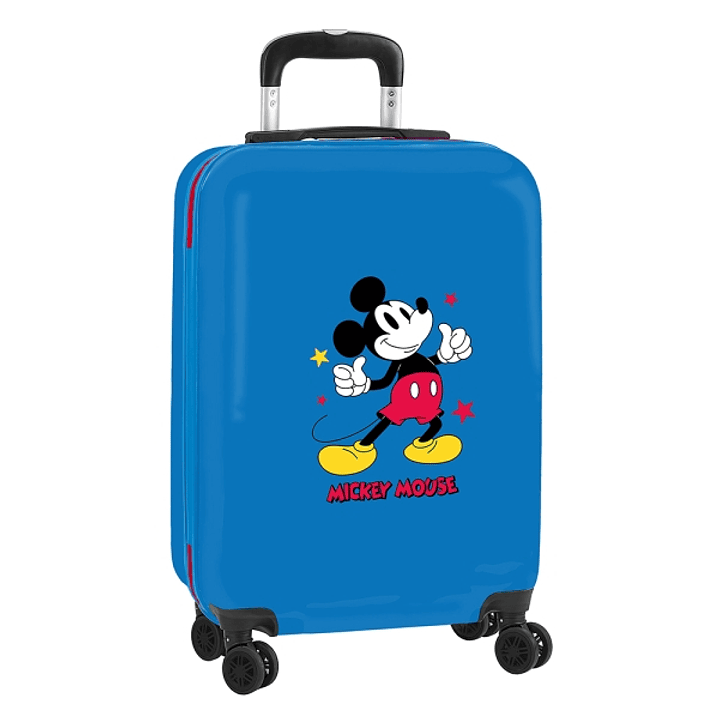 Safta Mickey Mouse Only One Maleta Trolley de Cabina 20 - Cierre con Candado - Compartimentos con Cremallera - Asa Flexible de PVC - Ajustable - ABS  1