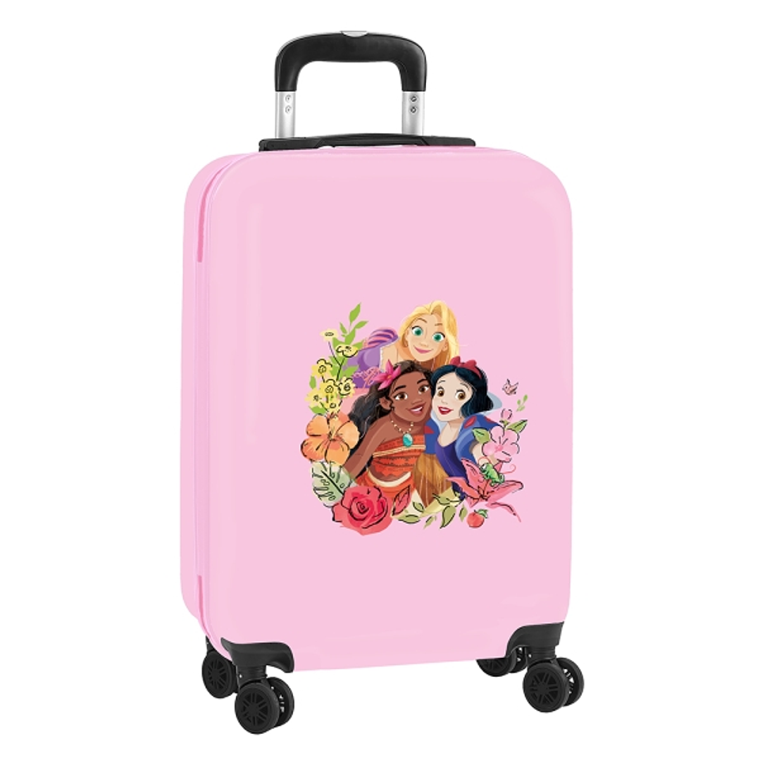 Safta Princesas Disney Magical Maleta Trolley de Cabina 20 - ABS y PC - Cierre con Candado - Interior Organizado - Ruedas Giratorias - Ajustable - 40 1