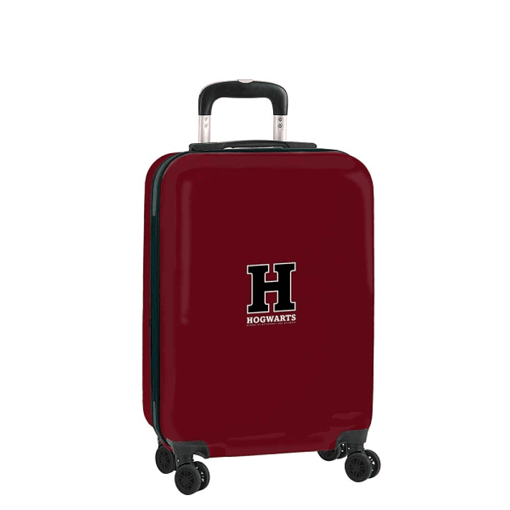 Safta Harry Potter Hogwarts Maleta Trolley de Cabina 20 - Cierre con Candado - Bolsillo de Red - Cintas Elasticas - Ruedas Giratorias - 40.10L - 345x 1