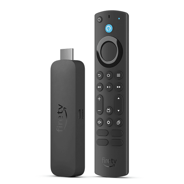 Amazon Fire TV Stick 4K MAX Wi-Fi 6E Bluetooth 5.2 - 4K - Wi-Fi 6E - Dolby Vision-Atmos y HDR10+ - 16GB de Capacidad - Conector HDMI - Mando por Voz A 1