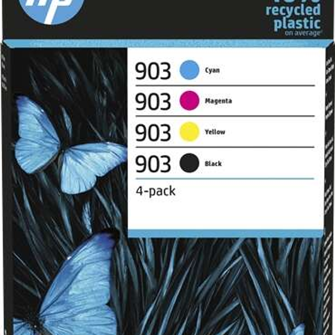 HP 903 Pack de 4 Cartuchos de Tinta Originales - 6ZC73AE 1