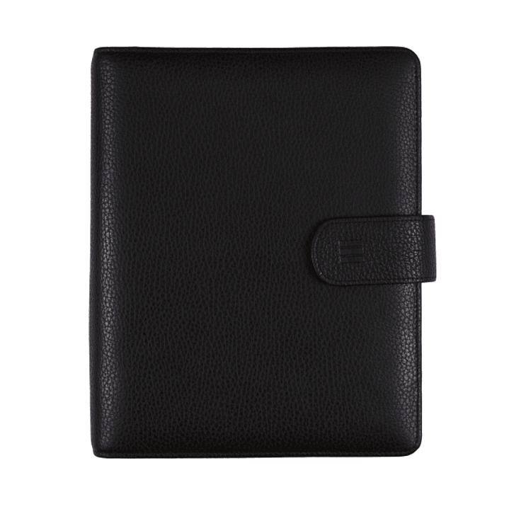 Finocam Open Piel Andrea Agenda Organizador - Anual 2026 - Formato 1000 - 205x43x249mm - Semana Vista en Vertical - Color Negro 1