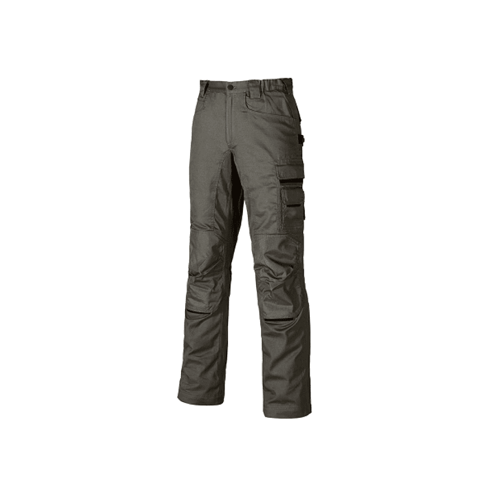 Upower Nimble Pantalon de Trabajo Confortable - Talla 44 - Multiples Bolsillos, Detalles Reforzados, Cintura Elastica, Proteccion DPI1, Costuras Tripl 1