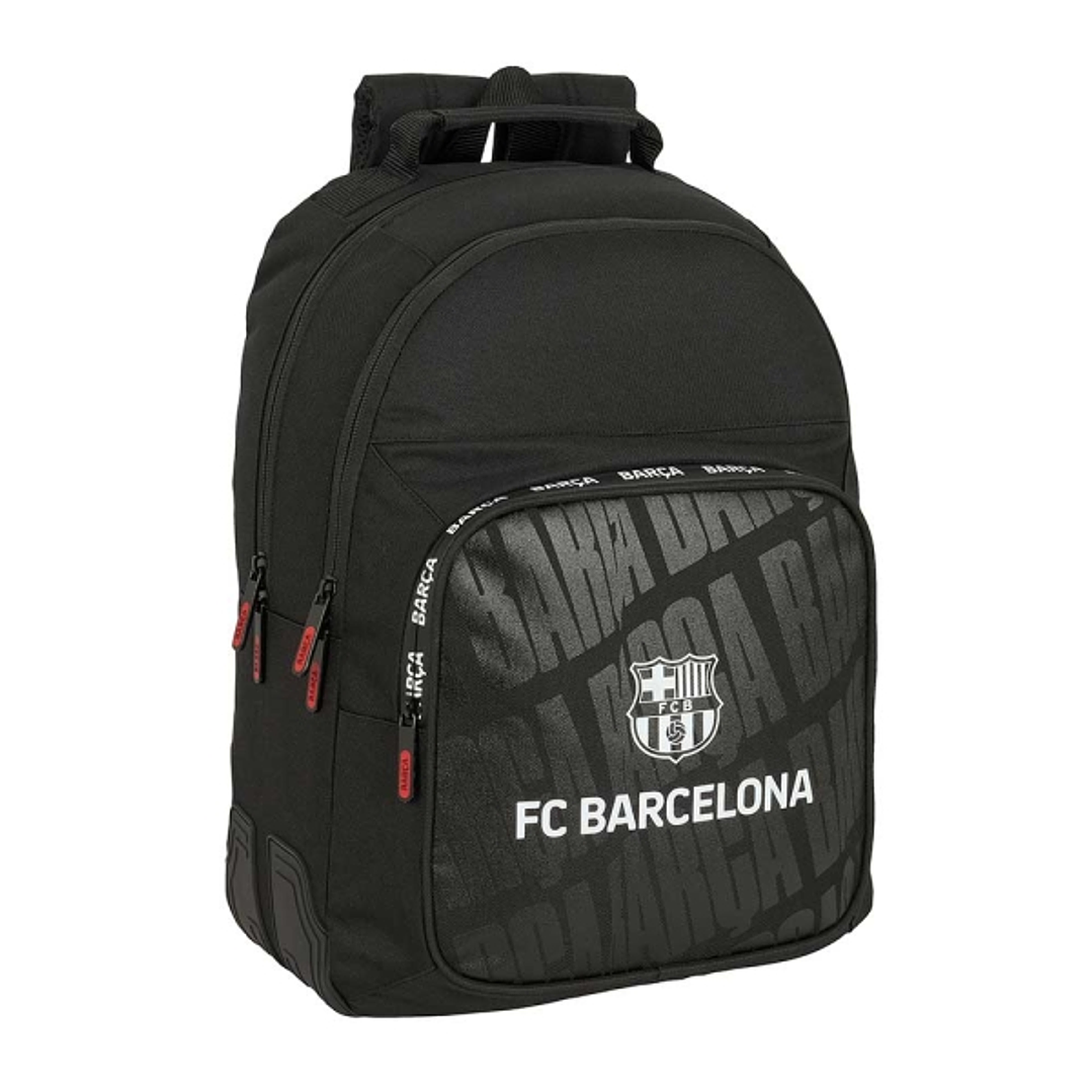 Safta F.C.Barcelona Mochila con 2 Compartimentos - Antirozaduras - Adaptable a Carro - Bolsillo Frontal - Portabotellas - Tirador Doble - Hombreras Er 1
