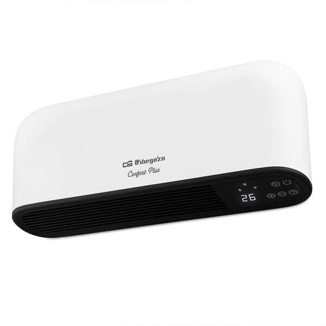 Orbegozo SPW 8000 Calefactor Wifi Baño - IP-21 - Elementos Ceramicos PTC - Programable - Dos Niveles de Calor - Funcion Memoria - Mando a Distancia 1