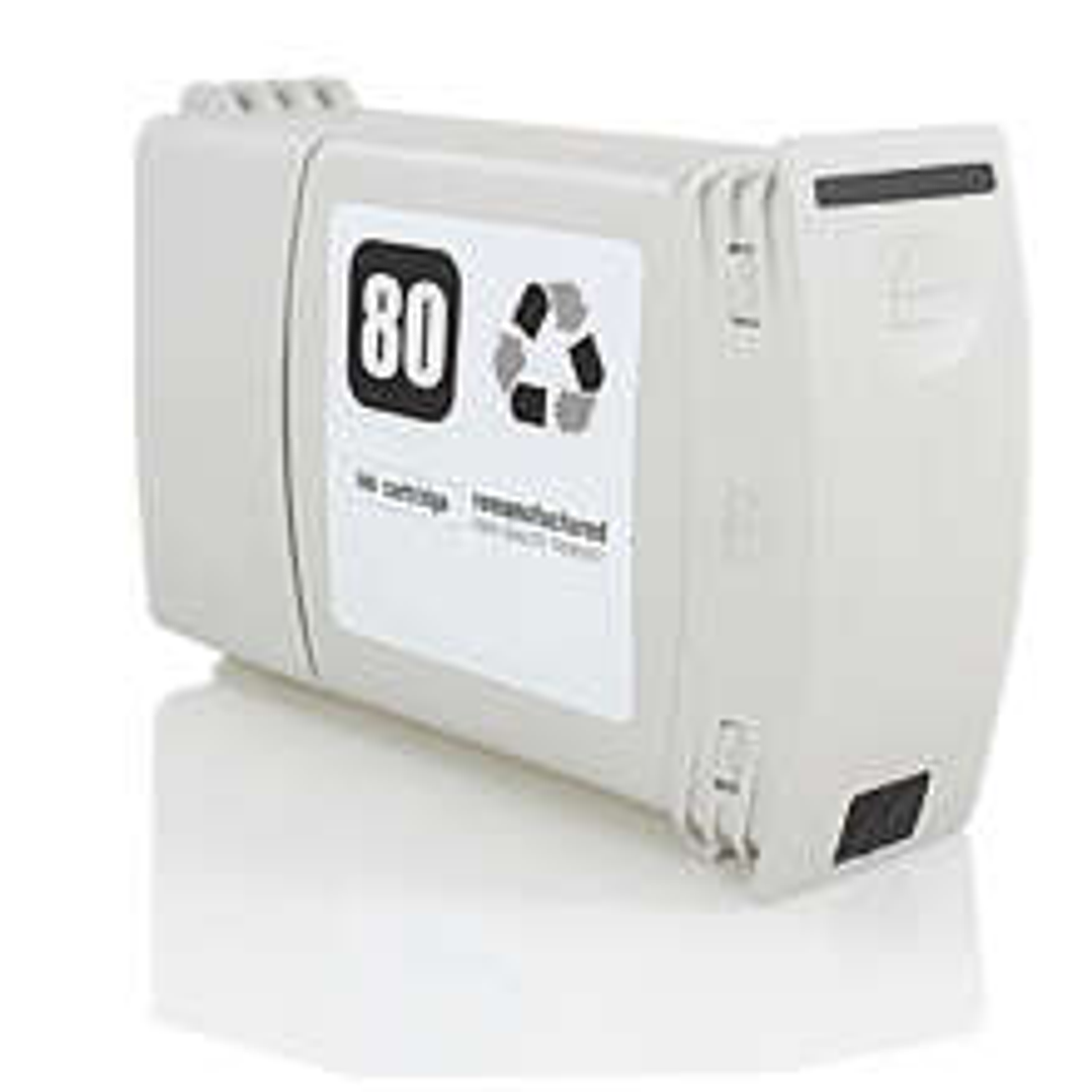 Generico HP 80 Negro Cartucho de Tinta Pigmentada - Reemplaza C4871A 1