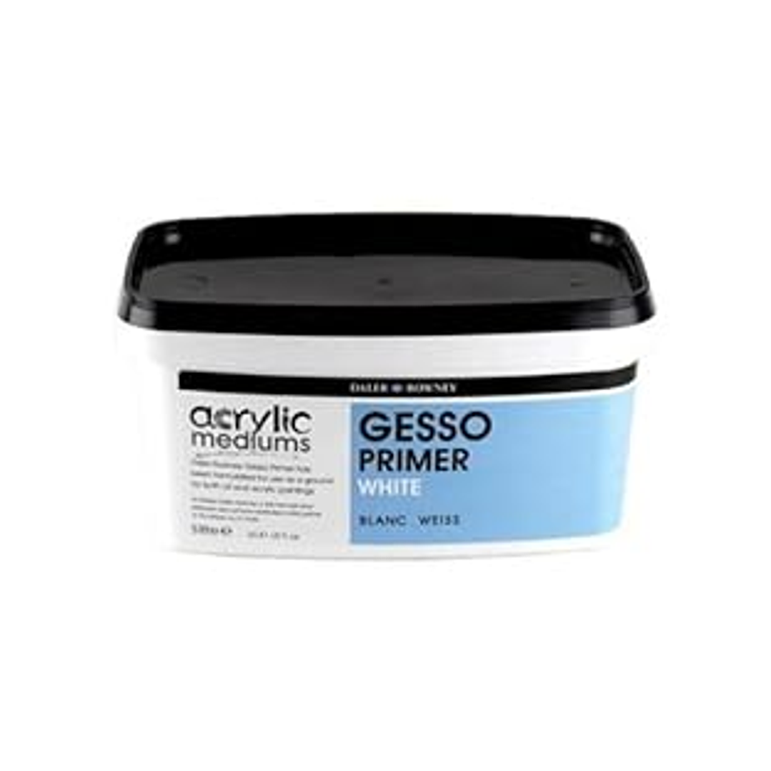 Daler Rowney Graduate Gesso Imprimacion - Bote de Plastico - 5L - Color Blanco 1
