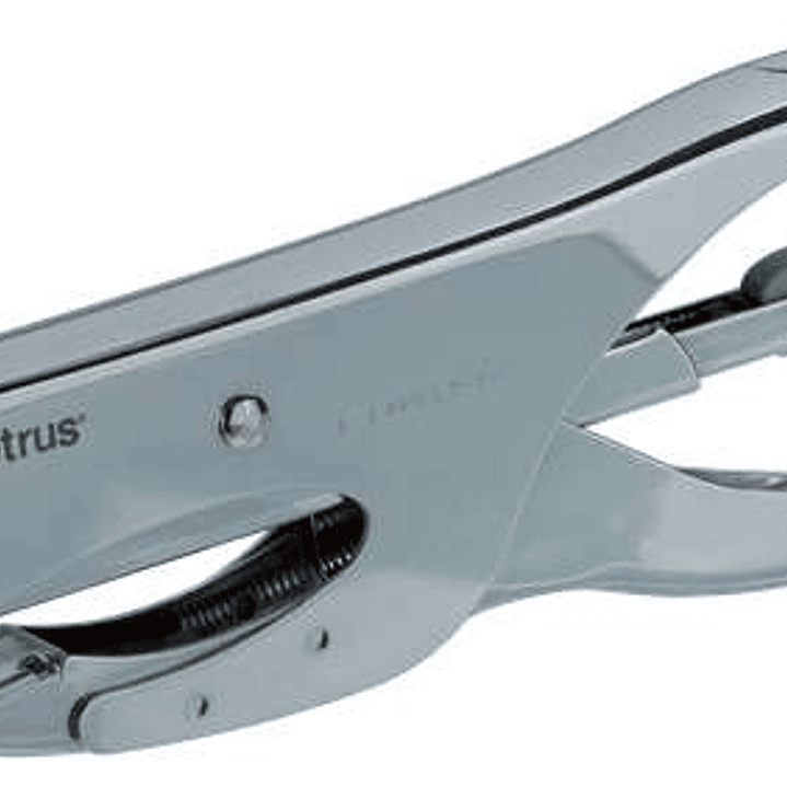 Petrus 222 Grapadora de Tenaza - Hasta 40 Hojas - Grapado Cerrado y Abierto - Diseño Ergonomico - Color Cromado 1