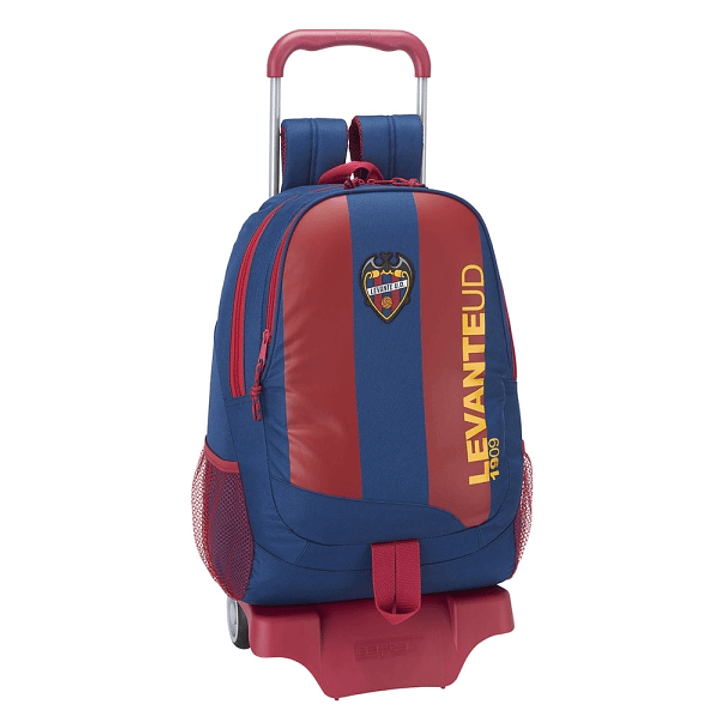 Safta Levante U.D. Mochila con Carro - Portabotellas - Dos Compartimentos Grandes - Tirador Doble - Hombreras y Espalda Acolchadas - Mochila Extraible 1