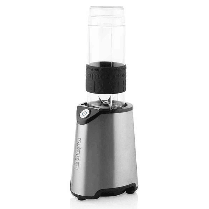 Orbegozo BV 7500 Blend&Go - Batidora de Vaso con 300W de Potencia y Cuchillas de Titanio - Incluye 2 Vasos con Boquilla Antigoteo y Asa de Transporte  1