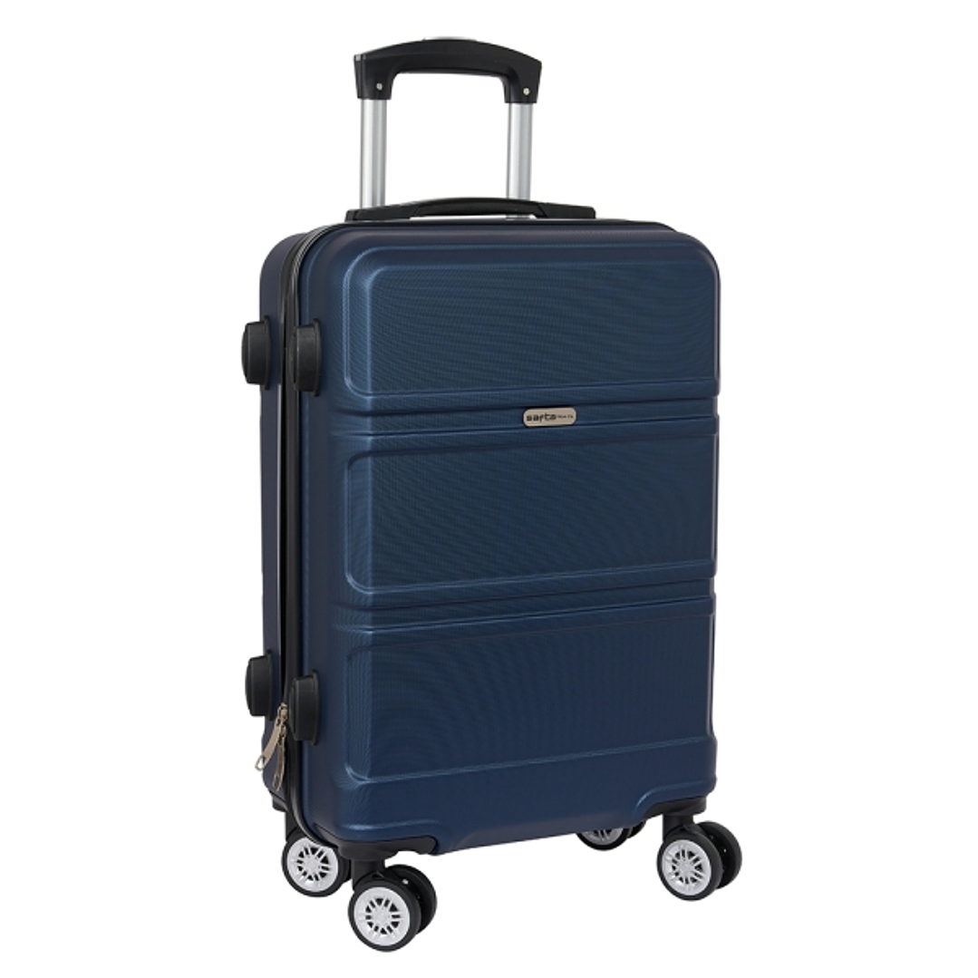 Safta Travel Maleta Trolley de Cabina 20 - Material Resistente ABS y PC - Cierre con Candado - Interior Forrado y Bolsillos - Ruedas Giratorias 360°  1