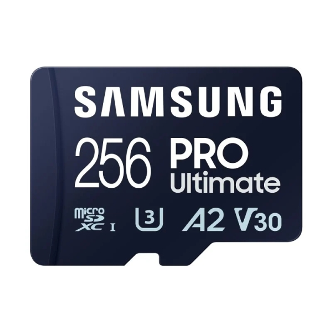 Samsung PRO Ultimate Tarjeta Micro SDXC 256GB UHS-I U3 A2 V30 con Adaptador SD 1