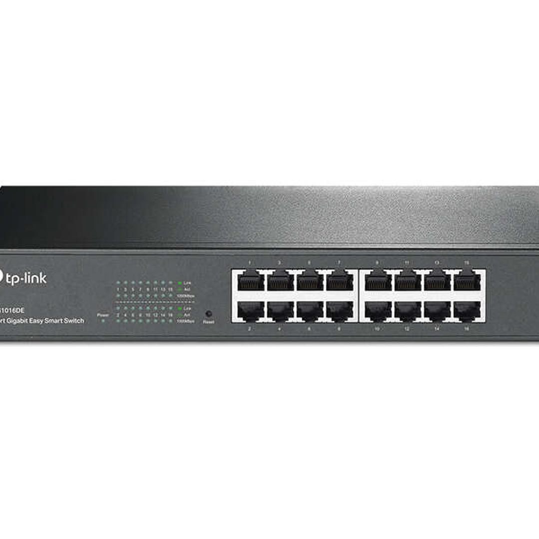 TP-Link Switch Easy Smart de 16 Puertos Gigabit - Plug & Play - Tecnologia Verde 1