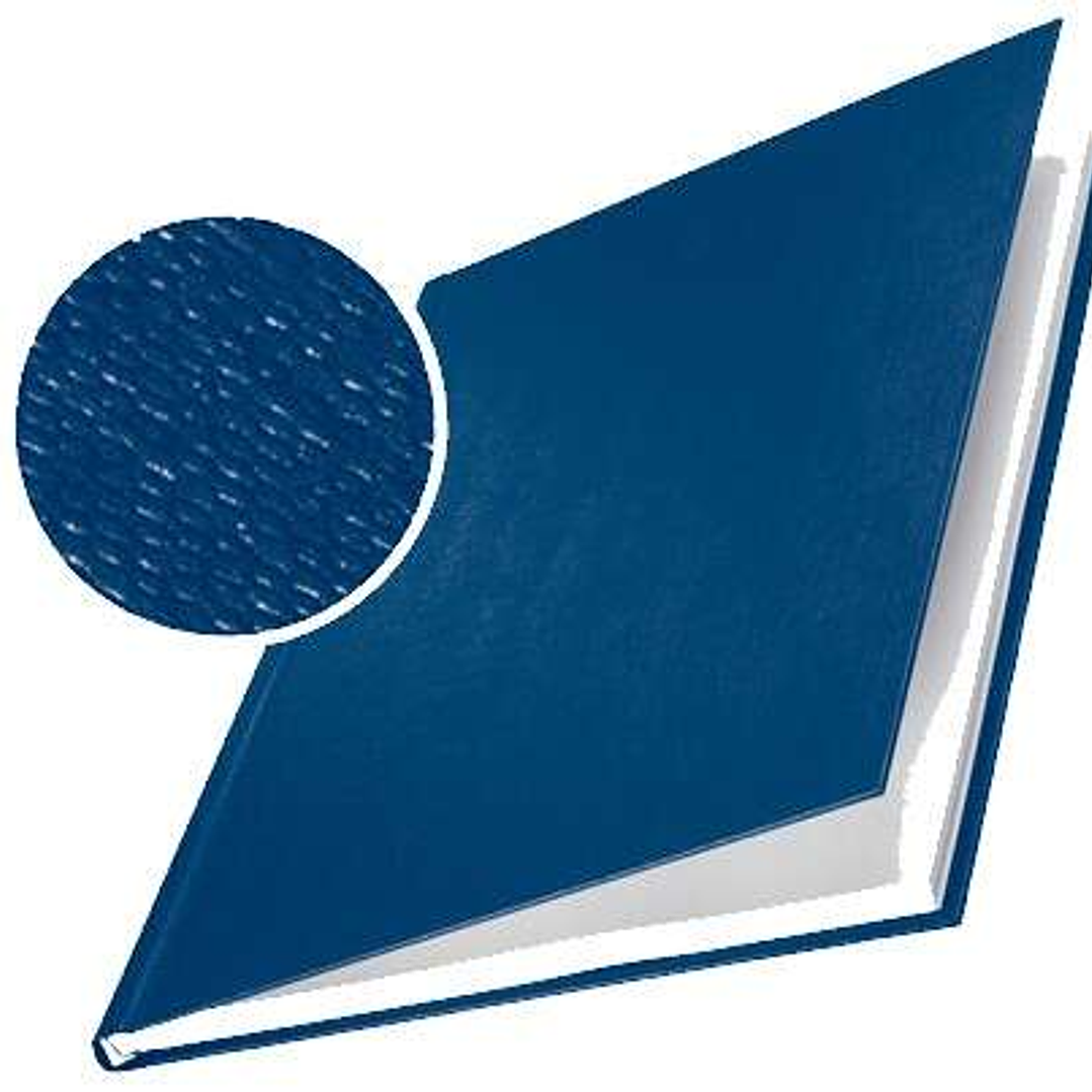 Leitz Pack de 10 Tapas Rigidas Impressbind 3,5mm - Capacidad para 15-35 Hojas A4 - Encuadernacion de Alta Calidad - Superficie de Lino Lacada - Papel  1