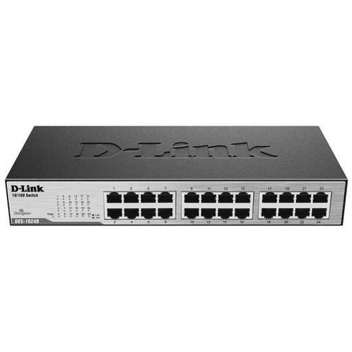 D-Link Switch 24 Puertos 10/100Mbps no Gestionable 1