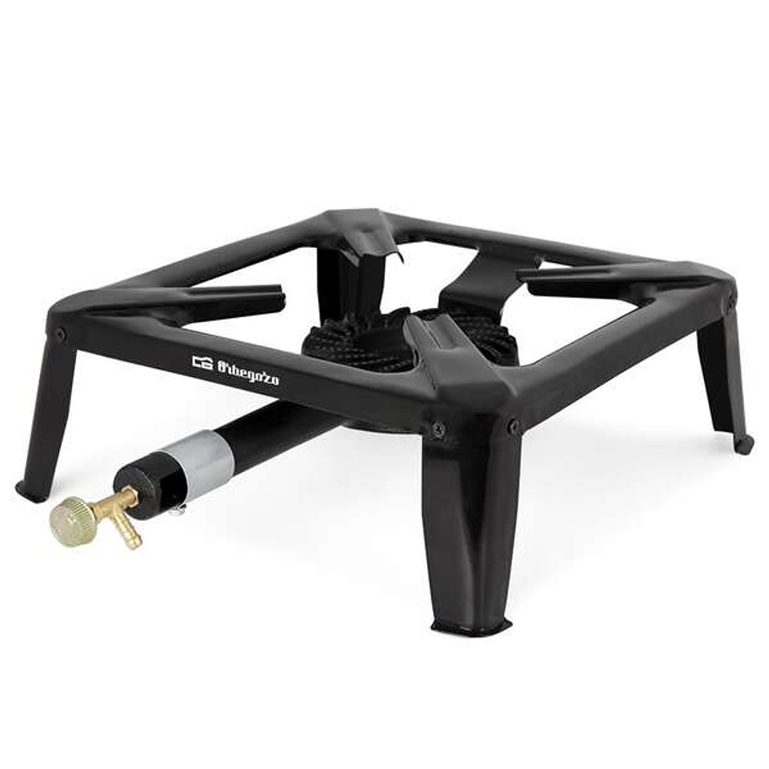 Orbegozo FO 6000 Hornillo a Gas para Paellas al Aire Libre - Potente Quemador de Hierro Fundido - Resistente Cuerpo de Acero Esmaltado - Compacto y Fa 1