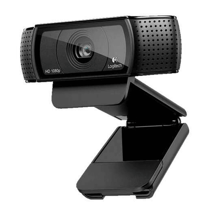 Logitech C920 Webcam HD Pro 1080p - USB 2.0 - Microfonos Integrados - Enfoque Automatico - Cable de 1.83m - Color Negro 1