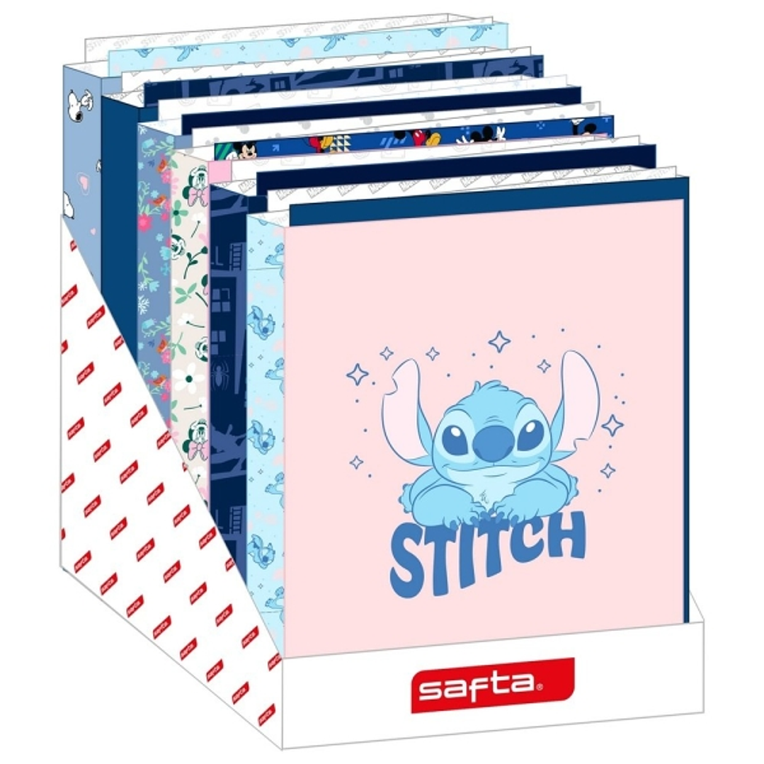 Safta Expositor con Carpetas de Anillas - Material Reciclado - Resistente - 290x340x340mm - Colores Surtidos 1