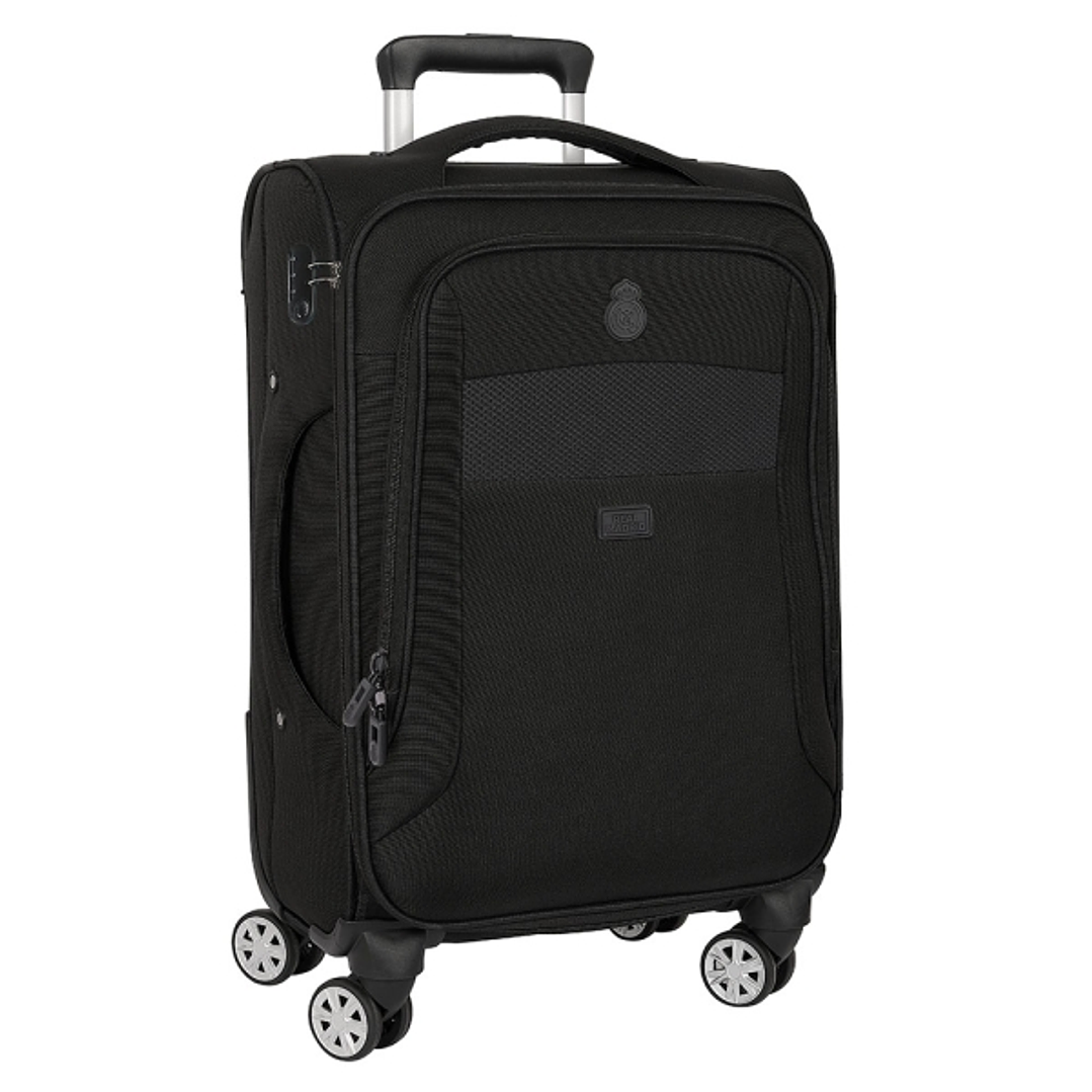 Safta Real Madrid Premium Maleta Trolley de Cabina 20 - Cierre con Candado - Bolsillo para Portatil - Asas en 2 Lados - Protecciones Laterales - 35.7 1