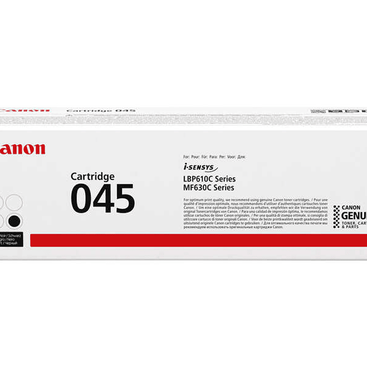 Canon 045 Negro Cartucho de Toner Original - 1242C002 1