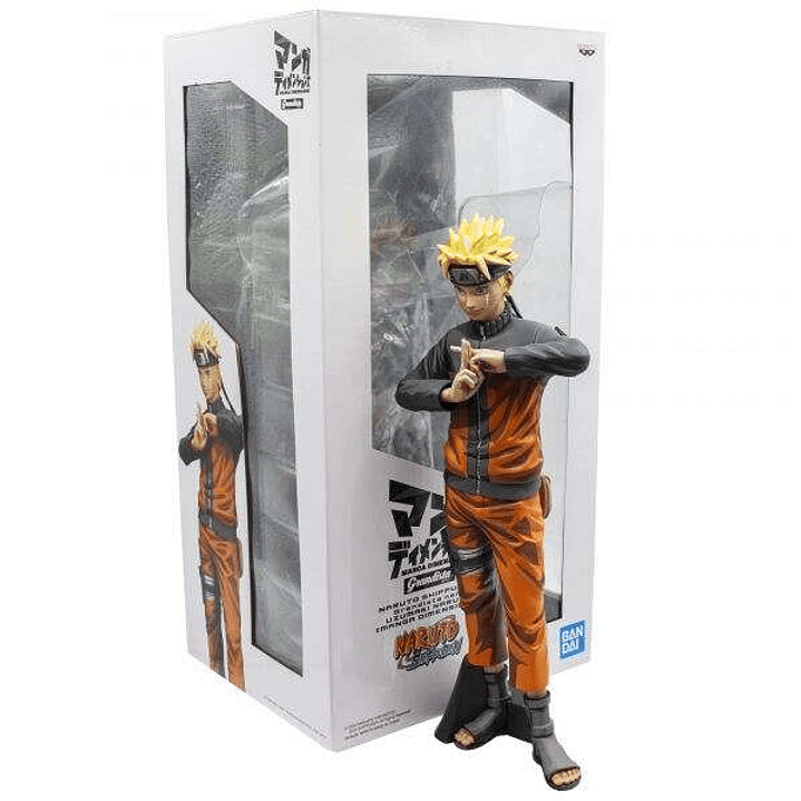 Banpresto Grandista Naruto Shippuden Naruto Uzumaki - Figura de Coleccion - Altura 27cm aprox. - Fabricada en PVC y ABS 1