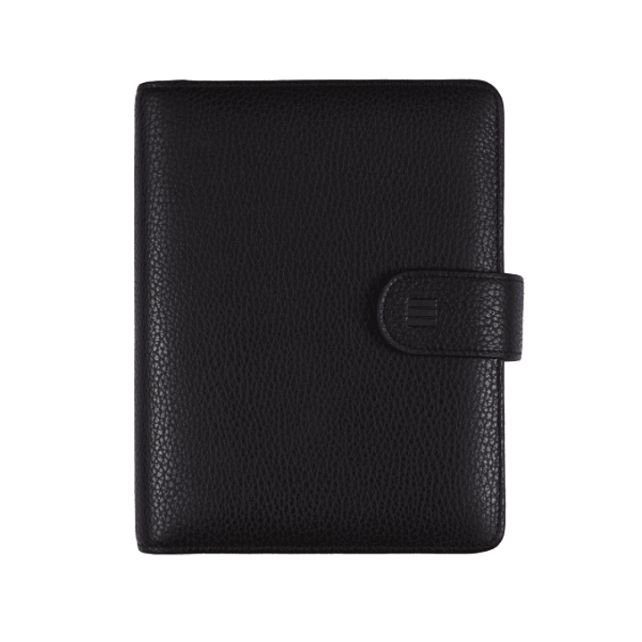 Finocam Open Piel Andrea Agenda Organizador - Anual 2026 - Formato 500 - 165x40x210mm - Semana Vista en Vertical - Color Negro 1