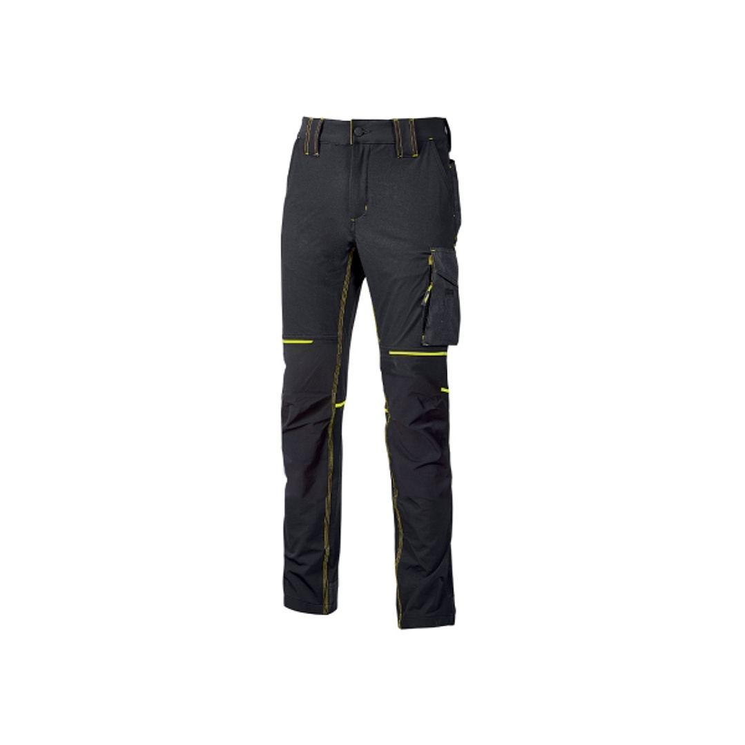 Upower World Pantalon Stretch Resistente - Talla M - Secado Rapido, Bolsillos Multifuncionales, Ajuste Retractil, Costuras Triples, Proteccion DPI1 -  1