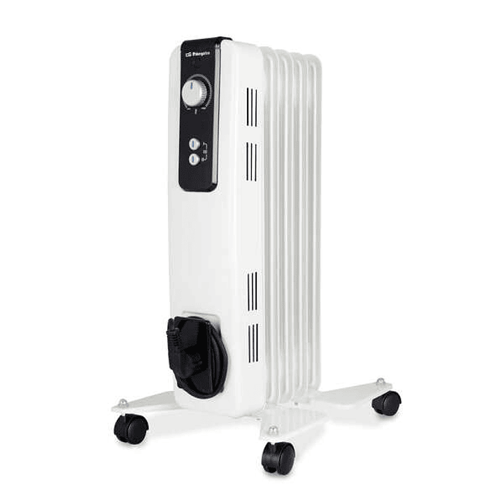 Orbegozo RH Compacto Radiador de Aceite - Potente y Silencioso - 2 Niveles de Potencia - Termostato Regulable - Seguridad Garantizada - Facil de Trans 1