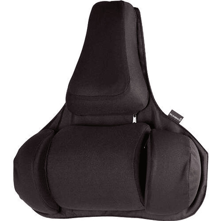 Fellowes Ultimate Professional Series Respaldo Lumbar - Seccion Central para Columna - Sistema de Triple Enganche - Color Negro 1