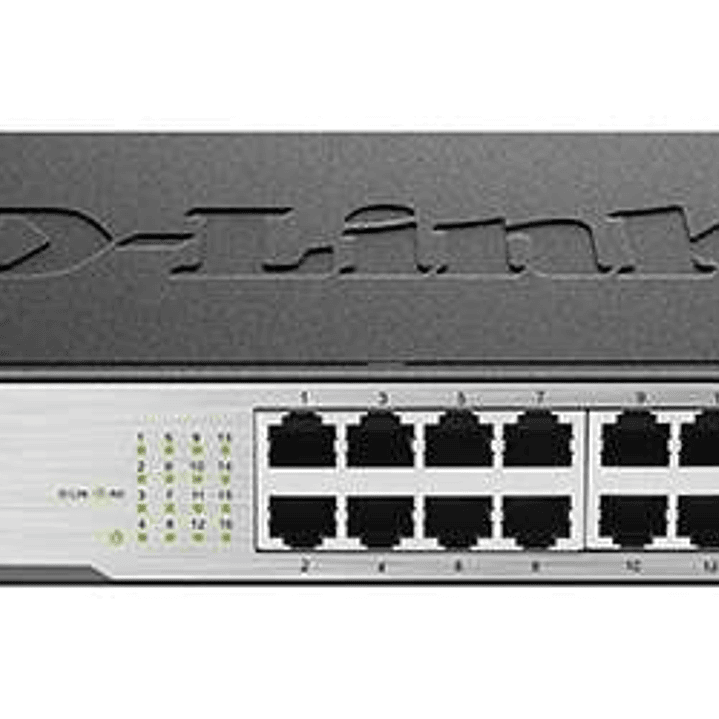 D-Link Switch 16 Puertos 10/100 Mbps no Gestionable 1
