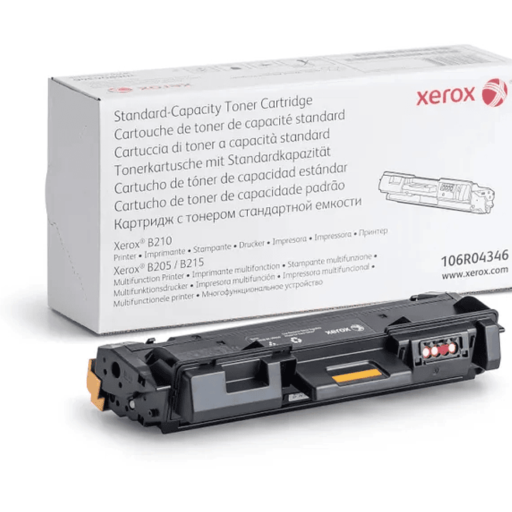Xerox B205/B210/B215 Negro Cartucho de Toner Original - 106R04346 1