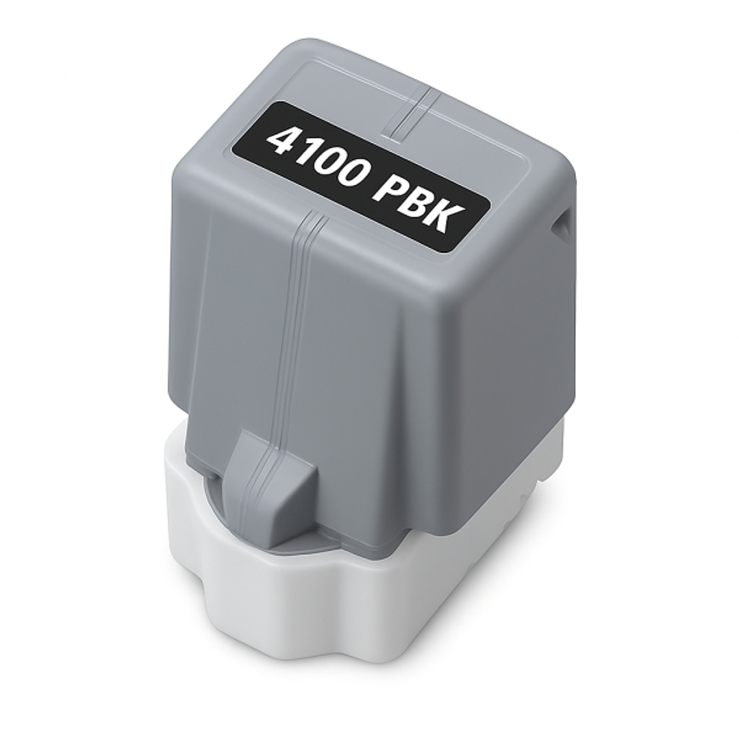 Canon PFI4100 Negro Photo Cartucho de Tinta Pigmentada Generico - Reemplaza PFI4100PBK/6777C001 1