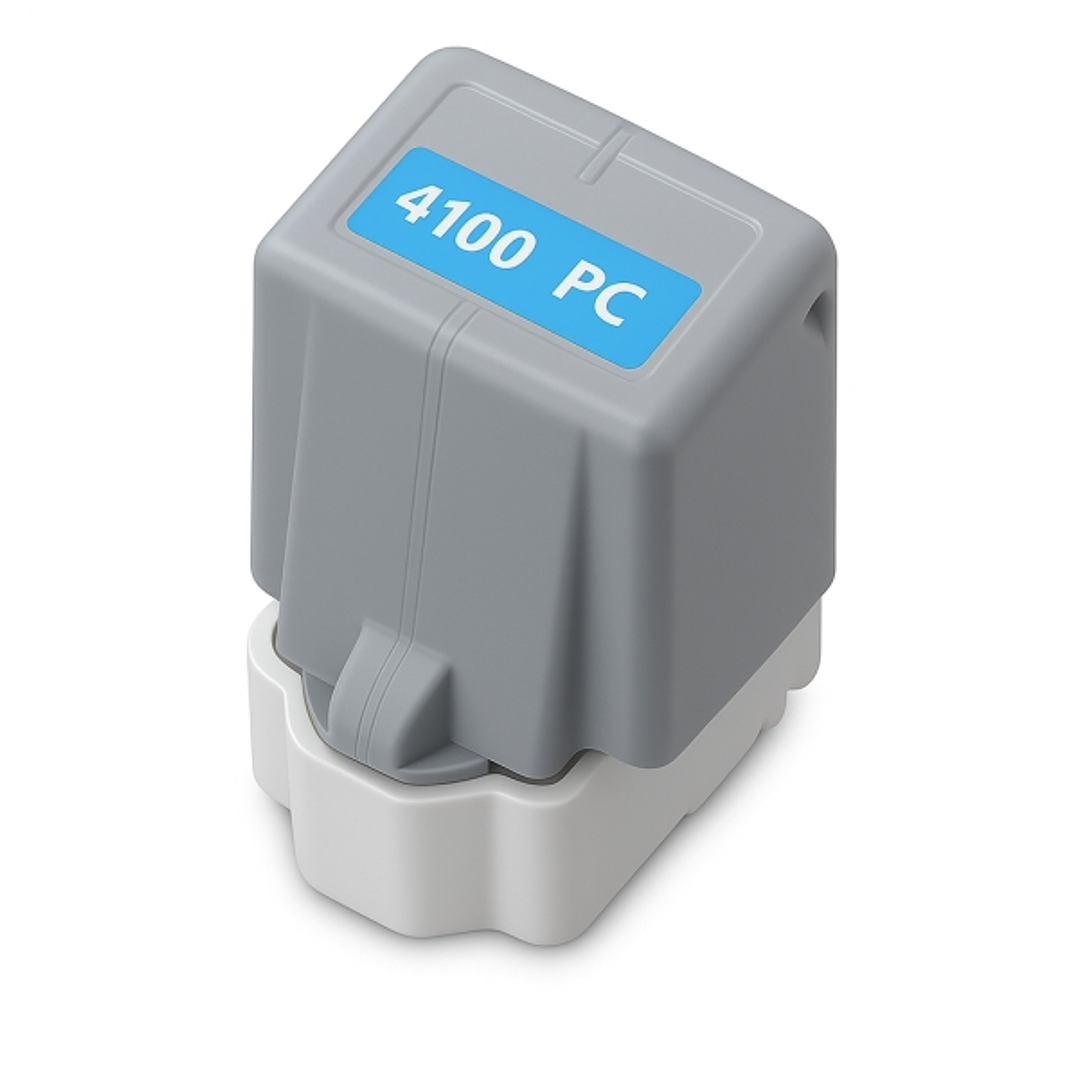 Canon PFI4100 Cyan Photo Cartucho de Tinta Pigmentada Generico - Reemplaza PFI4100PC/6781C001 1