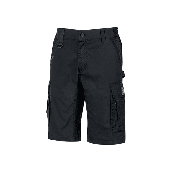 Upower Solaris Bermudas Cargo Funcionales - Talla XL - Tejido Ripstop Elastico, Multibolsillos, Detalles Reflectantes, Proteccion Lumbar, Cierre Antir 1