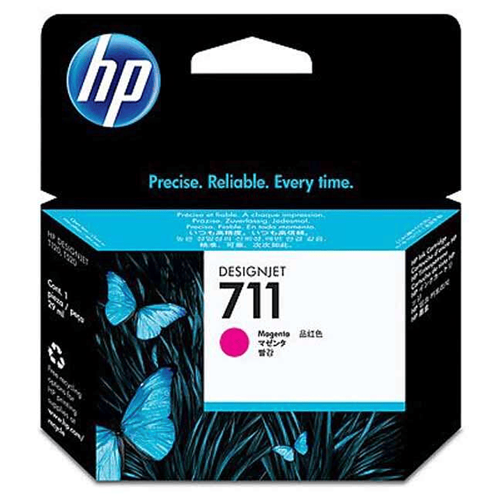 HP 711 Magenta Cartucho de Tinta Original - CZ131A 1