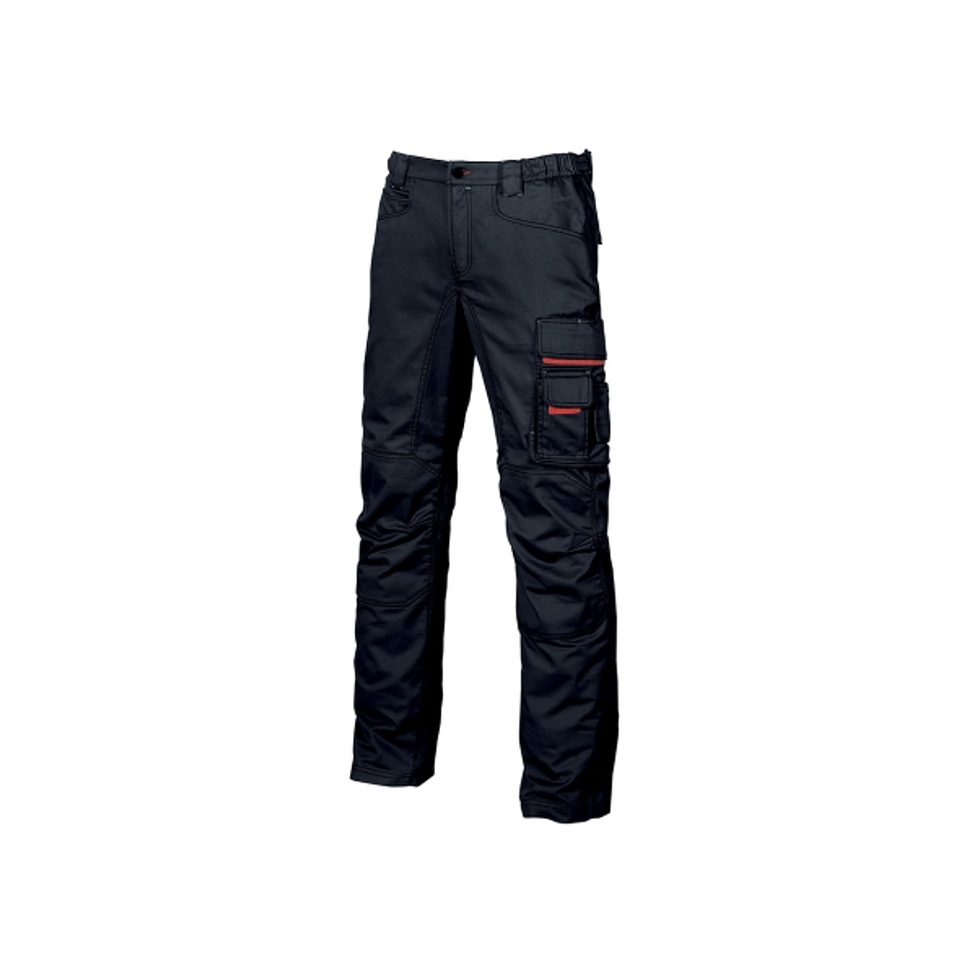 Upower Grin Pantalon de Trabajo con Forro de Franela - Talla 64 - Multiples Bolsillos, Cintura Ajustable, Refuerzos en Areas Clave, Proteccion DPI1, C 1