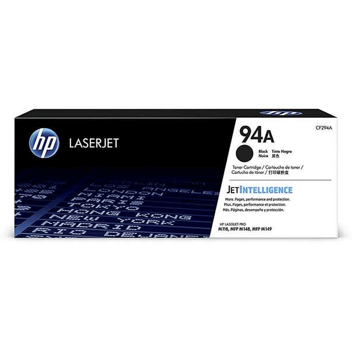 HP CF294A Negro Cartucho de Toner Original - 94A 1