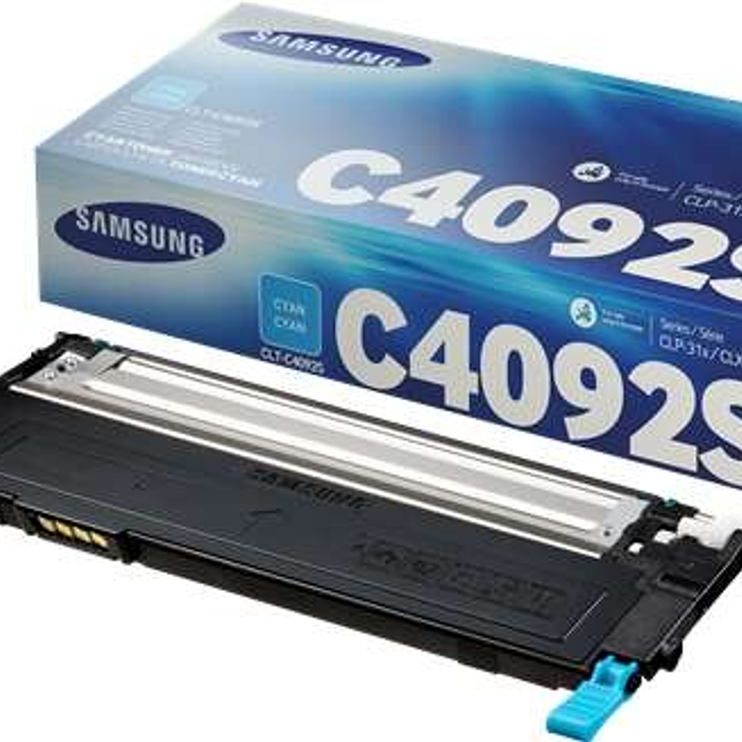 Samsung CLT-C4092S Cyan Cartucho de Toner Original - SU005A 1