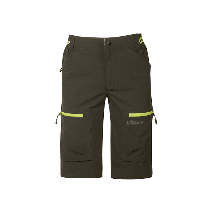 Upower Ares Bermudas de Trabajo con Corte Jogging - Talla M - Multibolsillos con Cremallera y Velcro, Cinta Reflectante, Impermeables y Transpirables  1