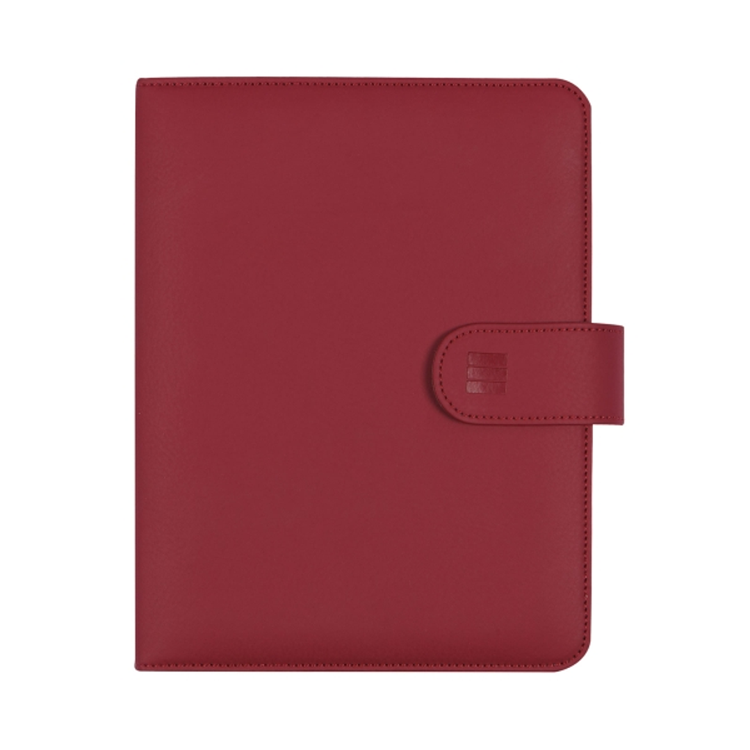 Finocam Open Troya Agenda Organizador en Catalan - Anual 2026 - Formato 1000 - 205x43x249mm - Semana Vista en Vertical - Color Burdeos 1