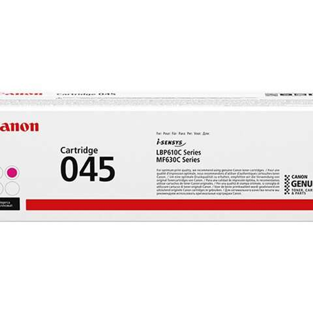 Canon 045 Magenta Cartucho de Toner Original - 1240C002 1