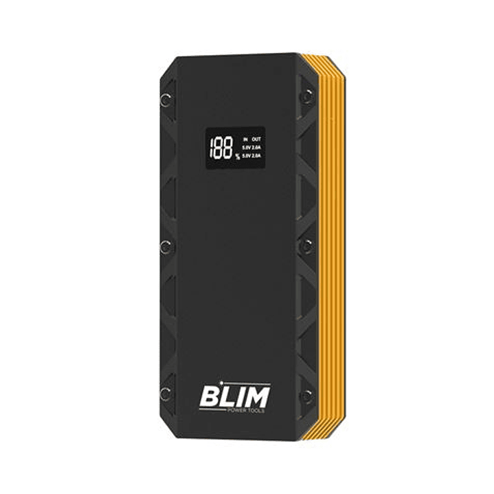 Blim BL0432 Arrancador de Baterias 3 en 1 - 8000mAh - Arranque 12V - Powerbank - Linterna - Proteccion Contra Cortocircuitos, Sobrecargas y Descargas  1