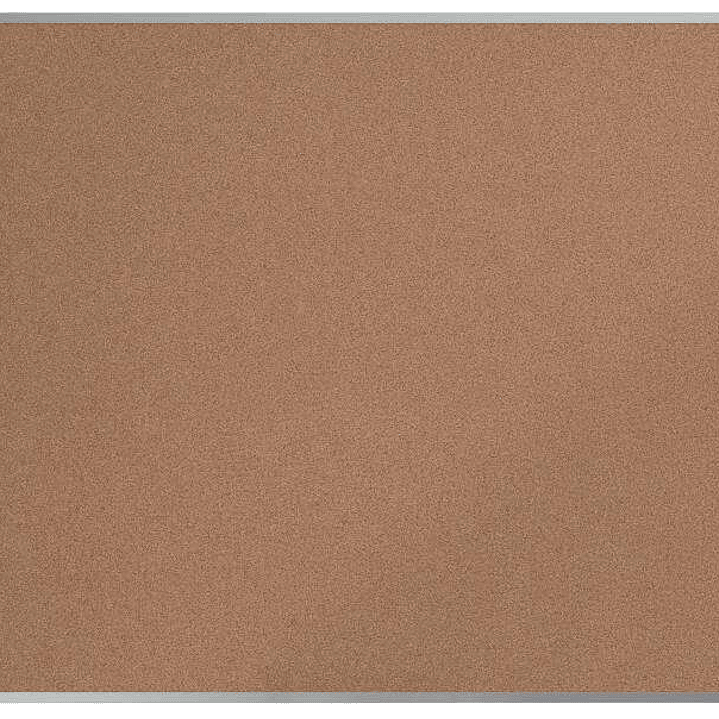 Nobo Essence Tablero de Anuncios de Corcho 1200x900mm - Montaje en Esquinas - Superficie de Corcho - Marco de Aluminio Anodizado - Color Natural 1